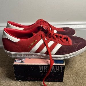 Adidas Hamburg split color red Size 10